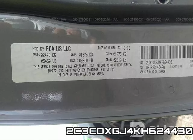 2C3CDXGJ4KH624430 фото 10