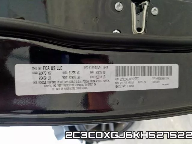 2C3CDXGJ6KH527522 фото 2