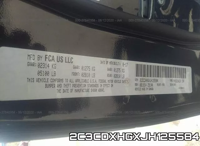 2C3CDXHGXJH125584 фото 10