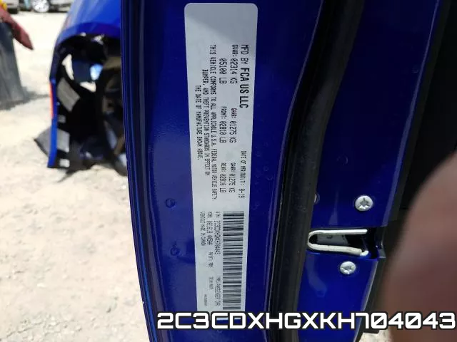 2C3CDXHGXKH704043 фото 2