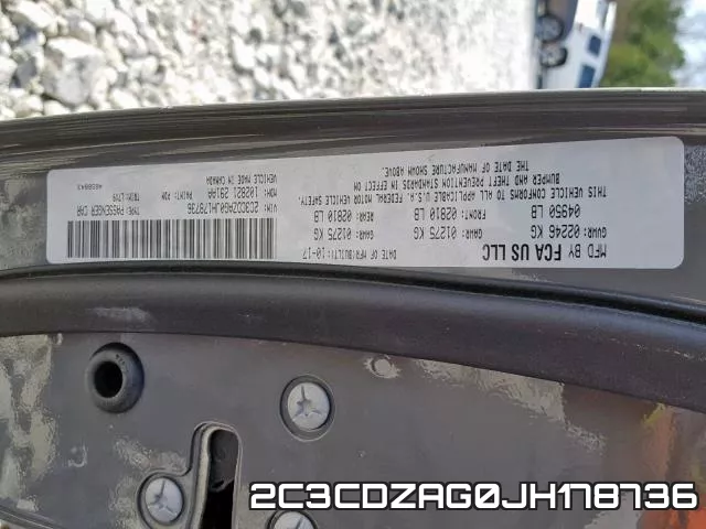 2C3CDZAG0JH178736 фото 2