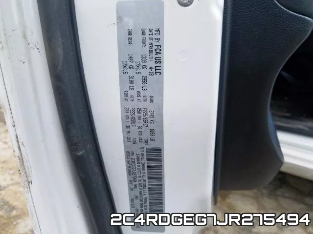 2C4RDGEG7JR275494 фото 2