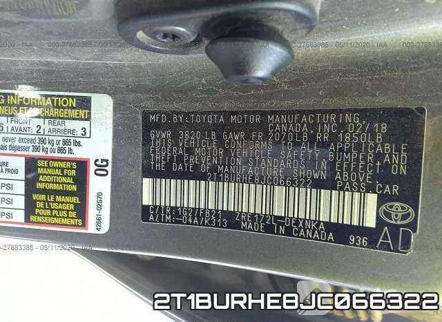 2T1BURHE8JC066322 фото 10