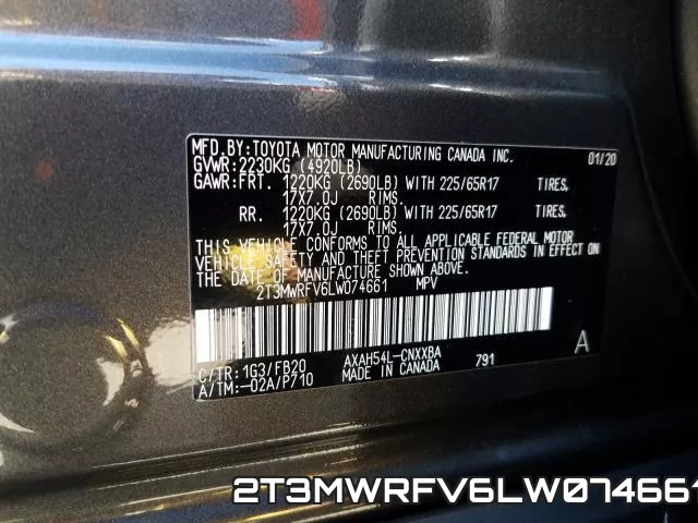 2T3MWRFV6LW074661 фото 2