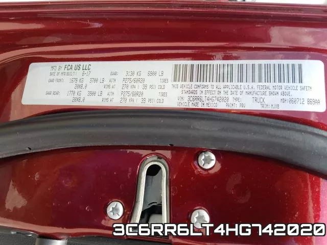 3C6RR6LT4HG742020 фото 2