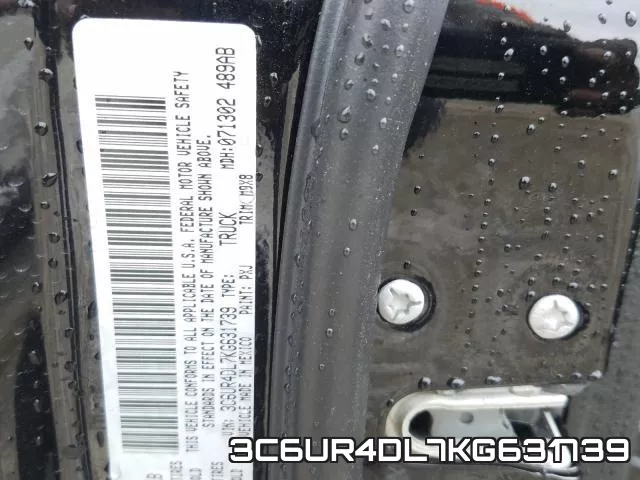 3C6UR4DL7KG631739 фото 2