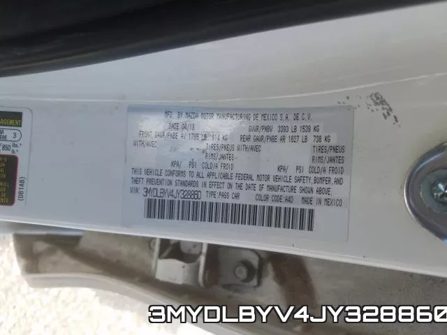 3MYDLBYV4JY328860 фото 2