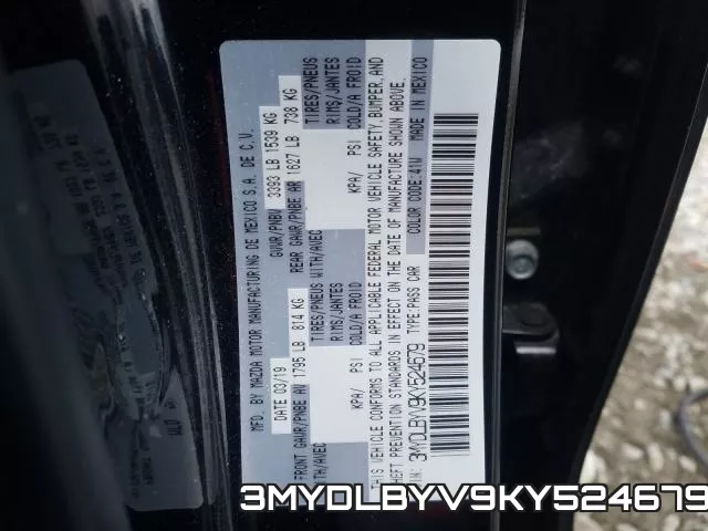 3MYDLBYV9KY524679 фото 2
