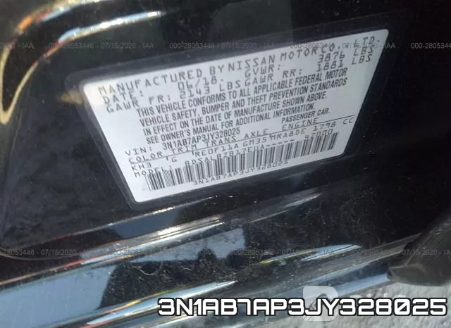 3N1AB7AP3JY328025 фото 10