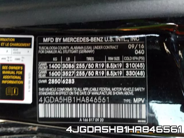 4JGDA5HB1HA846561 фото 2