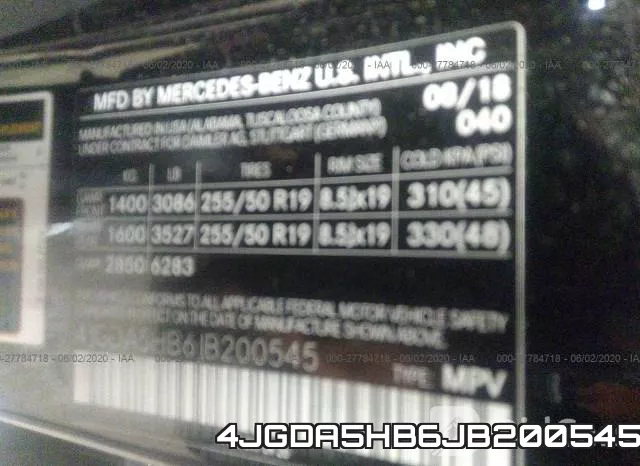 4JGDA5HB6JB200545 фото 10