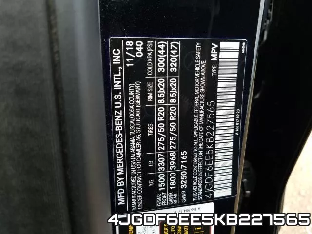 4JGDF6EE5KB227565 фото 2