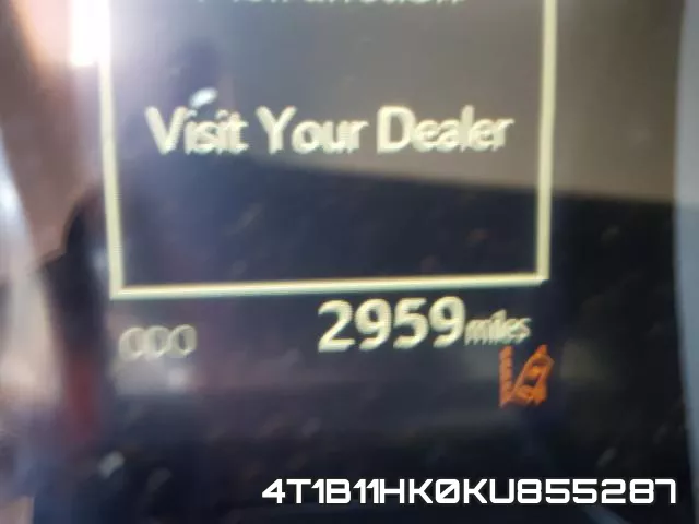 4T1B11HK0KU855287 фото 9