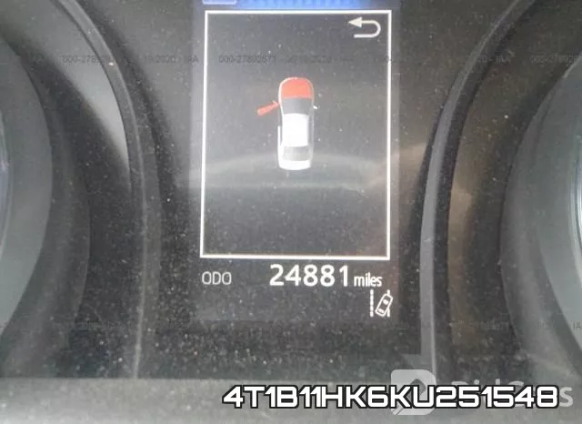 4T1B11HK6KU251548 фото 8