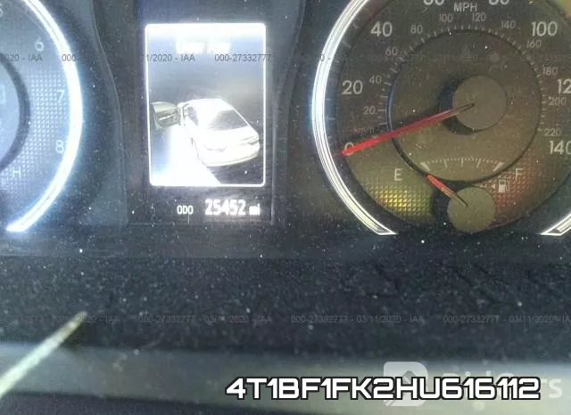 4T1BF1FK2HU616112 фото 8