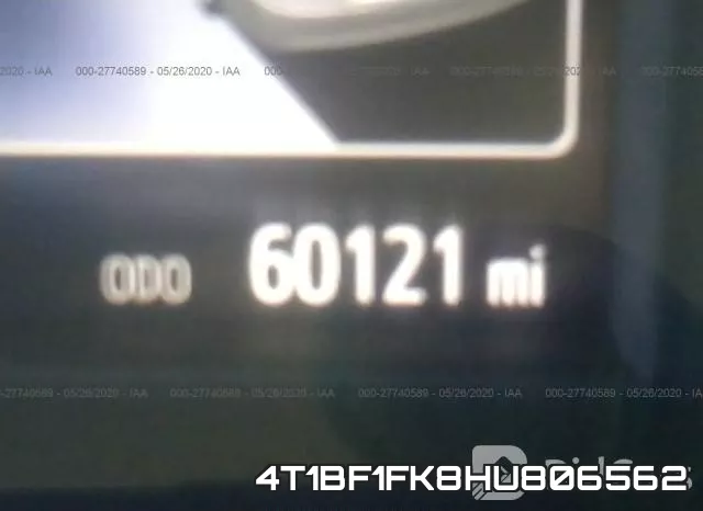 4T1BF1FK8HU806562 фото 8