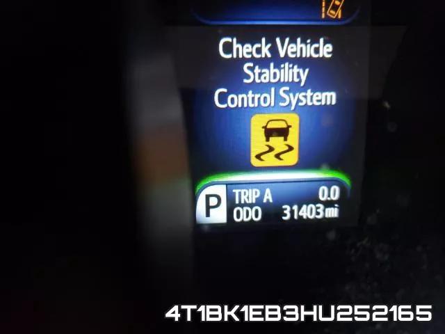 4T1BK1EB3HU252165 фото 9