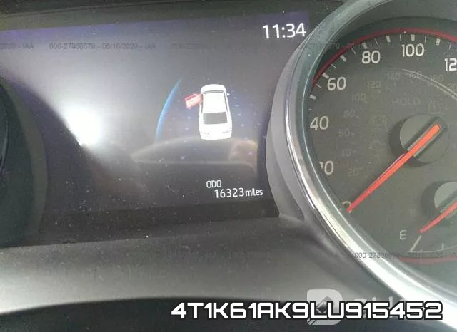 4T1K61AK9LU915452 фото 8