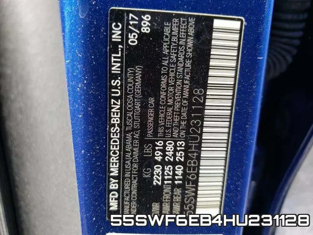 55SWF6EB4HU231128 фото 2