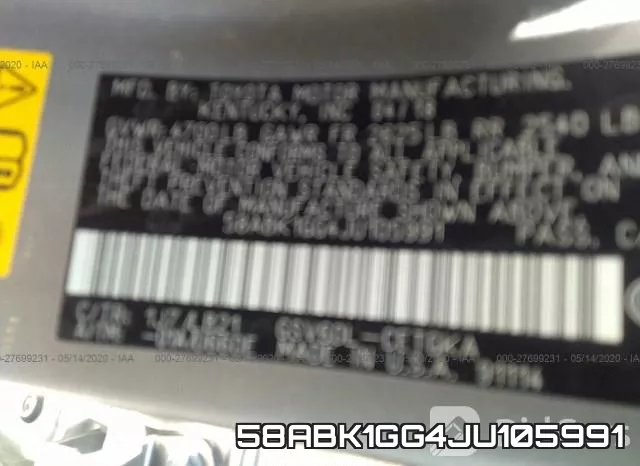 58ABK1GG4JU105991 фото 10