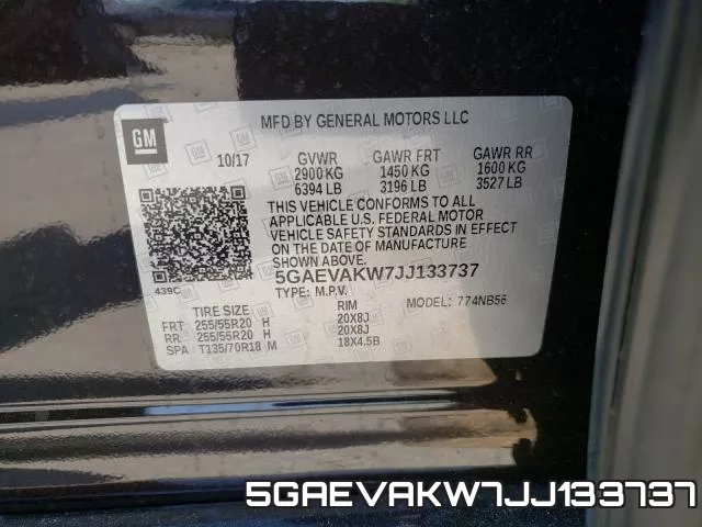 5GAEVAKW7JJ133737 фото 2