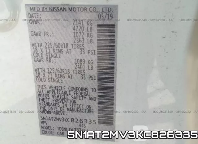 5N1AT2MV3KC826335 фото 10