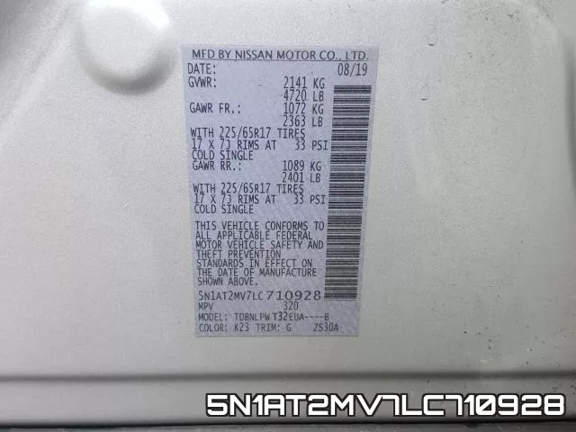 5N1AT2MV7LC710928 фото 2