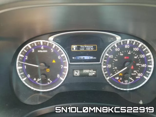 5N1DL0MN8KC522919 фото 9