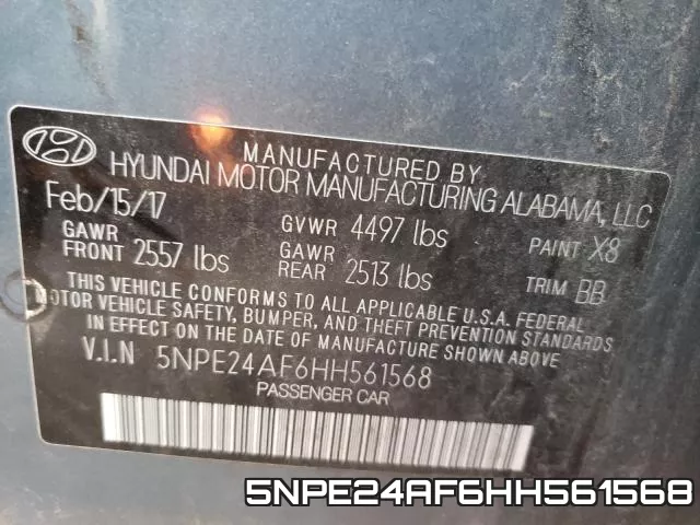 5NPE24AF6HH561568 фото 2