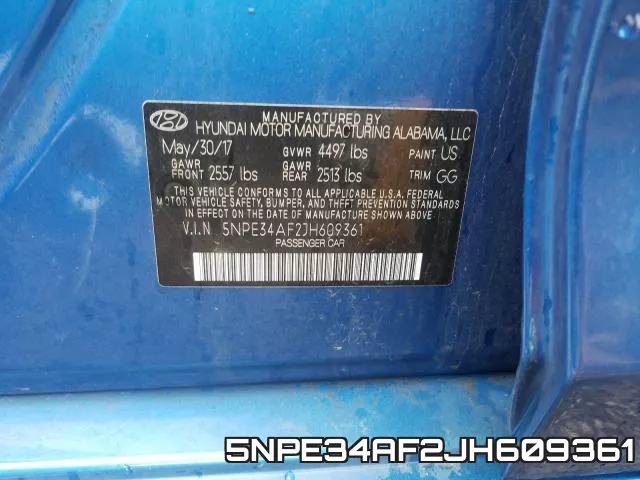 5NPE34AF2JH609361 фото 2