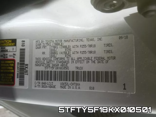 5TFTY5F18KX010501 фото 2