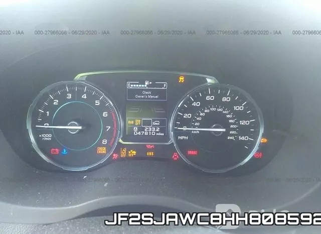 JF2SJAWC8HH808592 фото 8