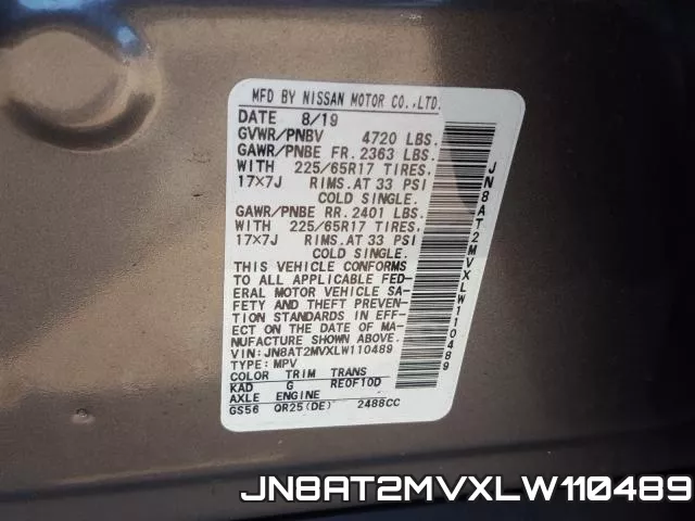 JN8AT2MVXLW110489 фото 2