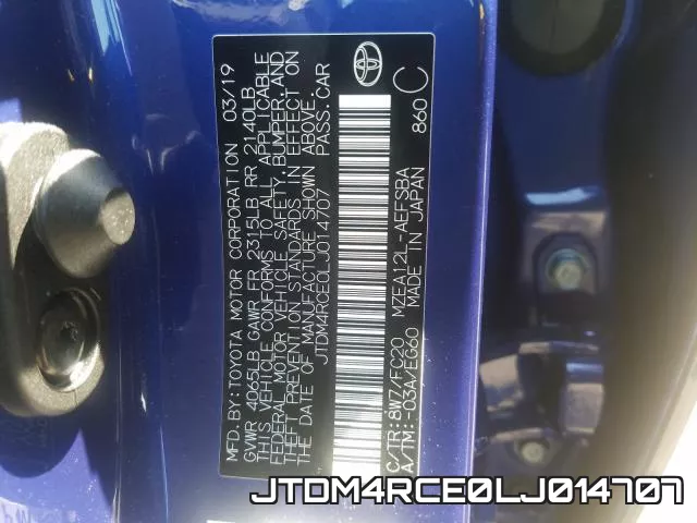 JTDM4RCE0LJ014707 фото 2