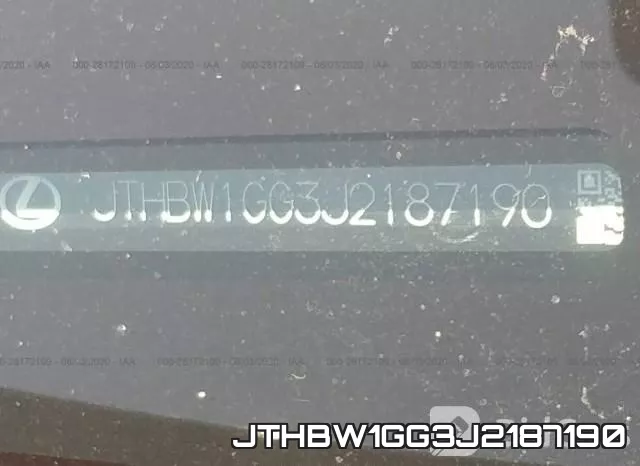 JTHBW1GG3J2187190 фото 10