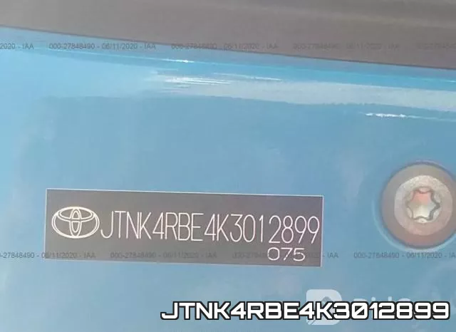JTNK4RBE4K3012899 фото 10