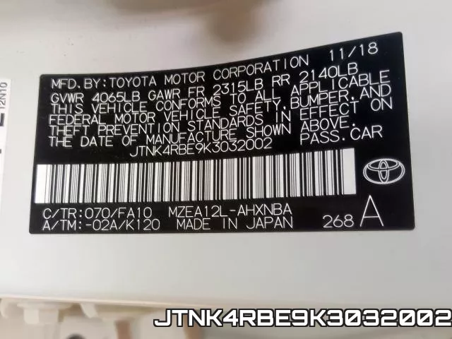 JTNK4RBE9K3032002 фото 2