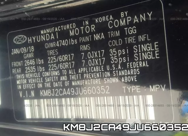 KM8J2CA49JU660352 фото 10
