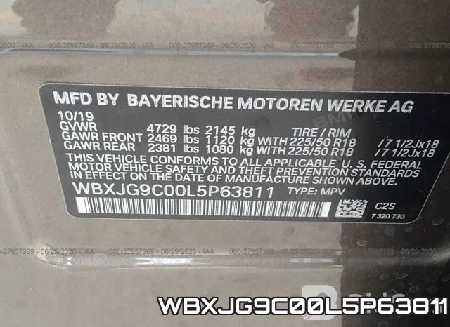 WBXJG9C00L5P63811 фото 9
