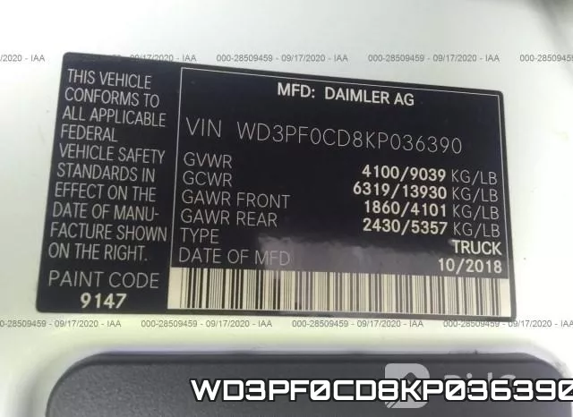 WD3PF0CD8KP036390 фото 10
