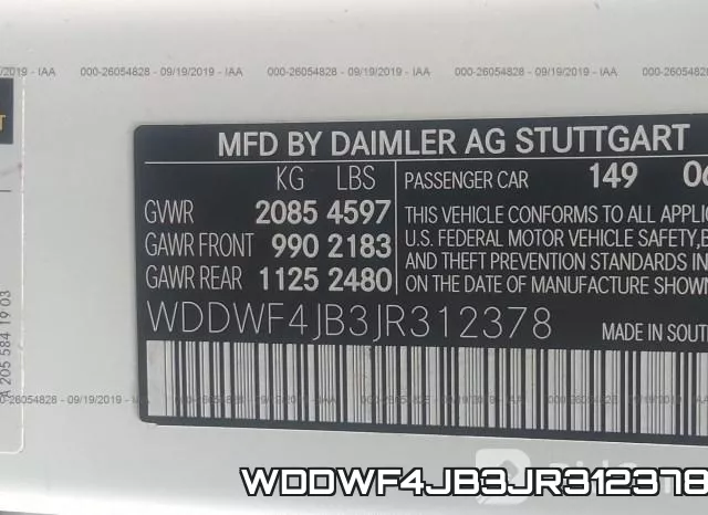 WDDWF4JB3JR312378 фото 10