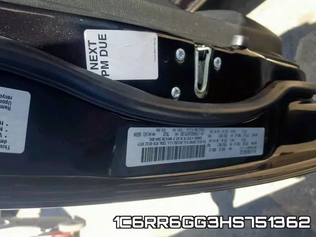 1C6RR6GG3HS751362 фото 2