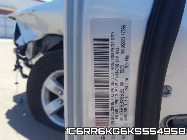 1C6RR6KG6KS554958 фото 2