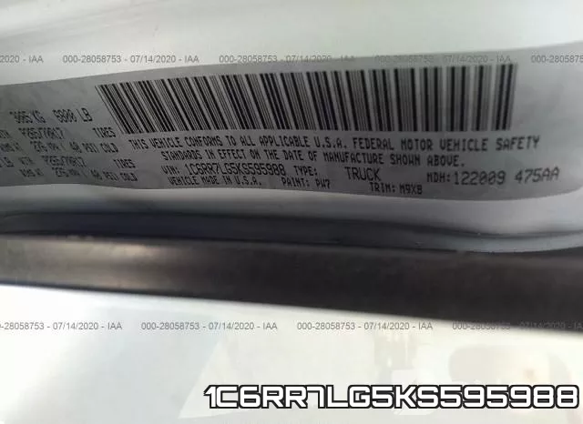 1C6RR7LG5KS595988 фото 10