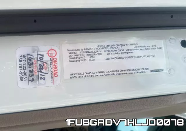 1FUBGADV7HLJD0078 фото 2