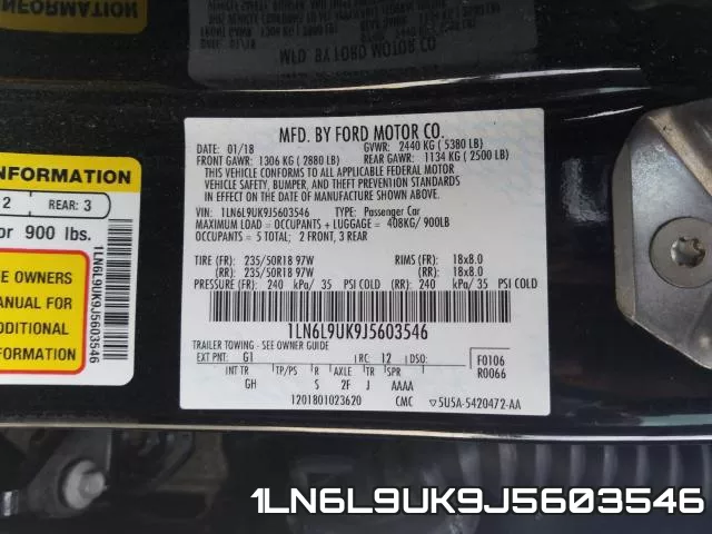 1LN6L9UK9J5603546 фото 2