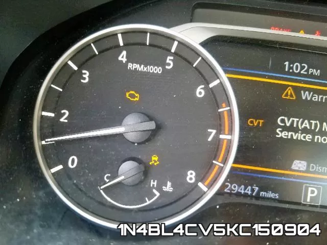 1N4BL4CV5KC150904 фото 9