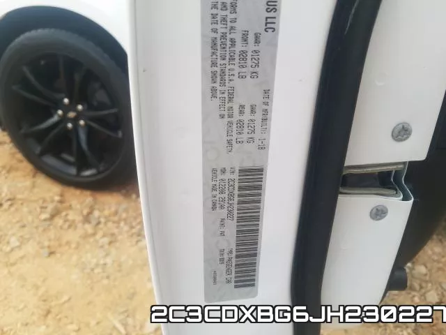 2C3CDXBG6JH230227 фото 2