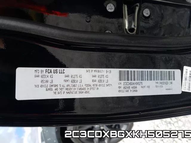 2C3CDXBGXKH505275 фото 2