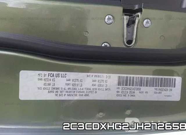 2C3CDXHG2JH272658 фото 10